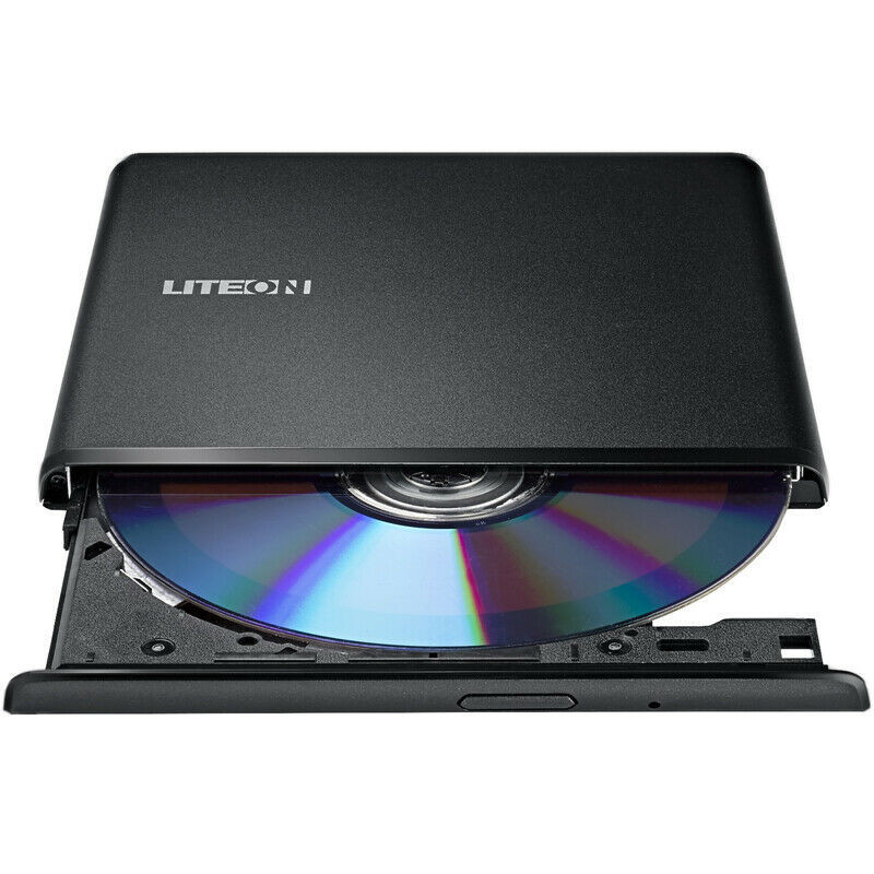 Liteon ES1 UltraSlim Portable USB 2.0 DVD Lecteur Graveur pour Pc Noir New ES1