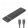 USB-C 3.1 to M.2 NGFF SSD Mobile Hard Disk Box Adapter Card External Enclosure