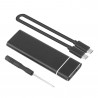 USB-C 3.1 to M.2 NGFF SSD Mobile Hard Disk Box Adapter Card External Enclosure