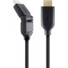 Câble de raccordement TV, écran 1x HDMI mâle - 1x HDMI mâle Belkin F3Y026BT2M HDMI 2 m noir 4K