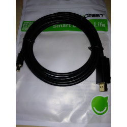 Mini DP to DP Cable 2M Black