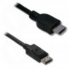 Cordon DisplayPort/HDMI M/M 1.8m