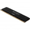 Mémoire gamer pour PC de bureau Ballistix Black  16 Go 2 x 8 Go DDR4  3600 MHz  CL16