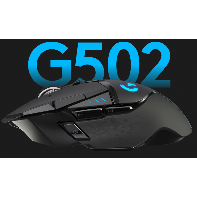LOGITECH Souris gaming G502 LIGHTSPEED sans fil Bluethooth pour PC