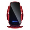 Support avec charge a induction automatique + adapt. FORCELL magnétique HS1 Qi 15W rouge