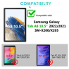 Coque+Verre trempé pour Samsung Galaxy Tab A8 10,5" 4Go/64Go Wi-Fi Gris (Gray) X200