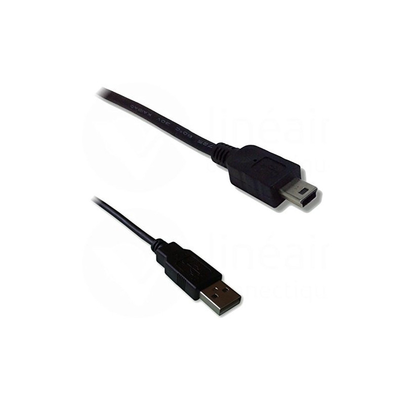 Cordon USB A/mini 5p 1.5m + Ferrite Cordon USB A/mini 5p 1.5m + Ferrite