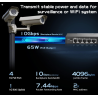 Zixel Poe Gigabit Switch 5 Ports 4 Ports Poe 1000Mbps Liaison Montante 1 Gigabit ieee8023af at Alimentation 65w Mini boitier