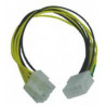 Adaptateur (x2) Alimentation 2x 4P F/M 0,30m