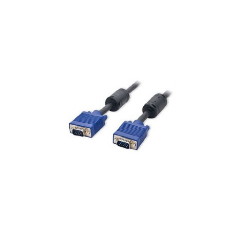 Cordon VGA HD15 M/M 2 ferrites 5M