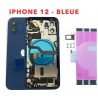 Châssis Arrière Complet pour iPhone 12 - Bleu