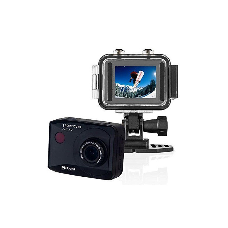 Pnj Cam Caméra Full HD Sport DV 50 avec Ecran LCD Intégré
