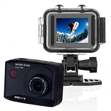 Pnj Cam Caméra Full HD Sport DV 50 avec Ecran LCD Intégré