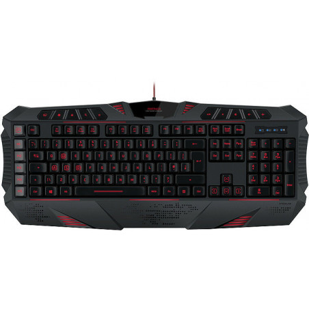 Speedlink Clavier à  rétro-éclairage multicolore speedlink Parthica pour gamer (azerty, français)