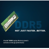 SK-Hynix Module de mémoire RAM 8 Go DDR5 4800 MHz SODIMM PC5-4800B-SC0 1Rx16 1,1 V SO-DIMM 262 broches pour ordinateur portable