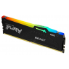 Kingston FURY Beast Noir RGB 8Go 6000MT/s DDR5 CL36 DIMM Mémoire pour PC de Gamer Module Simple AMD EXPO/ Intel XMP