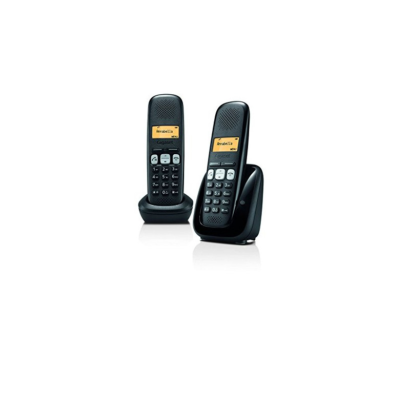 Gigaset A250 DUO Téléphone sans fil Dect/Gap Noir