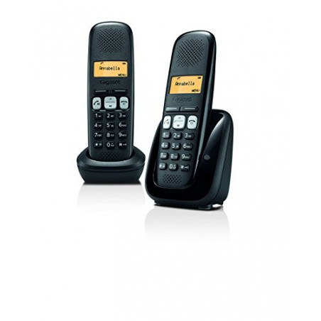Gigaset A250 DUO Téléphone sans fil Dect/Gap Noir