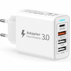 Adaptateur secteur Double...