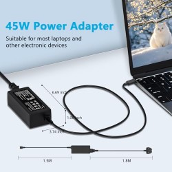 ZORUBUM Chargeur USB C 45W...