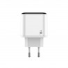 Chargeur secteur 18W 2 USB + câble Type-C TOTU