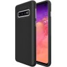 ivoler Noir Mat Coque pour Samsung Galaxy S10 4G avec Protection Caméra, Ultra Mince Étui de Protection en Silicone Antichoc, So