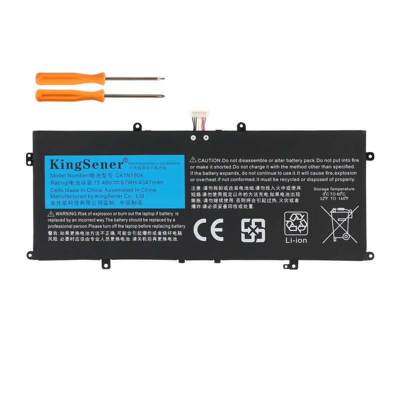 C41N1904 C41N1904-1 Batterie pour ASUS ZenBook UX325E UX325EA UX325J UX325JA UX425E UX425EA UX425J UX425JA UX363J UX363JA UX363E