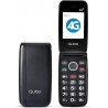 Qubo 4G Téléphone Portable Senior Débloqué à clapet Noir