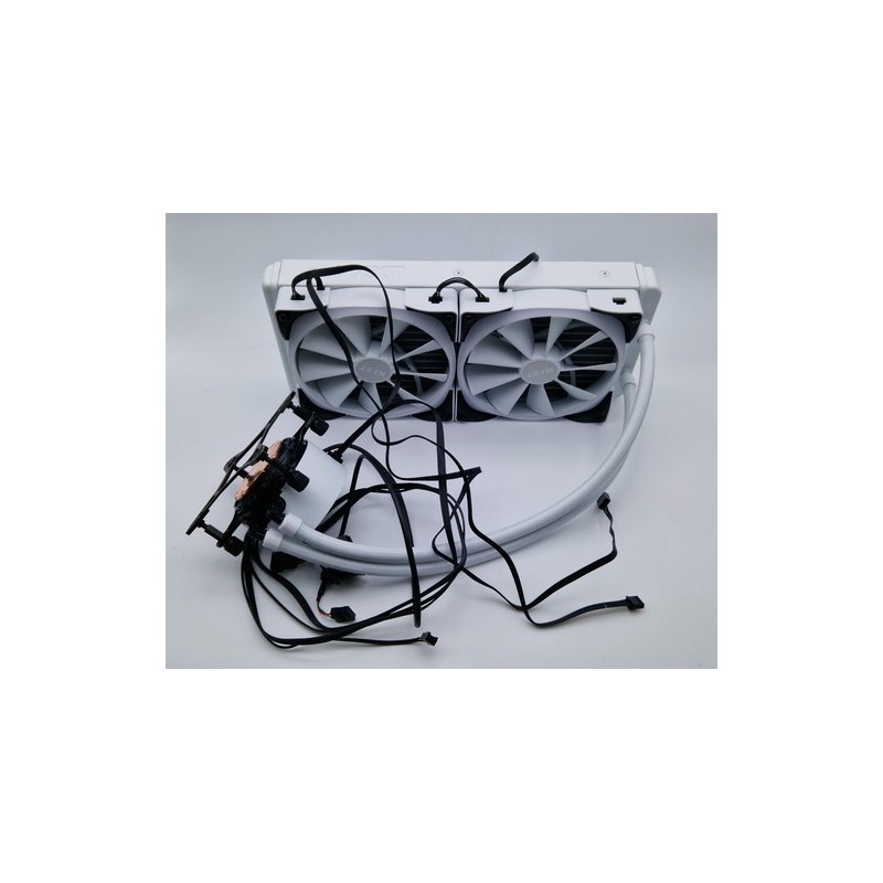 NZXT Watercooling All-in-One Kraken Z63 RGB 280mm RL-KRZ63-RW Écran LCD Blanc