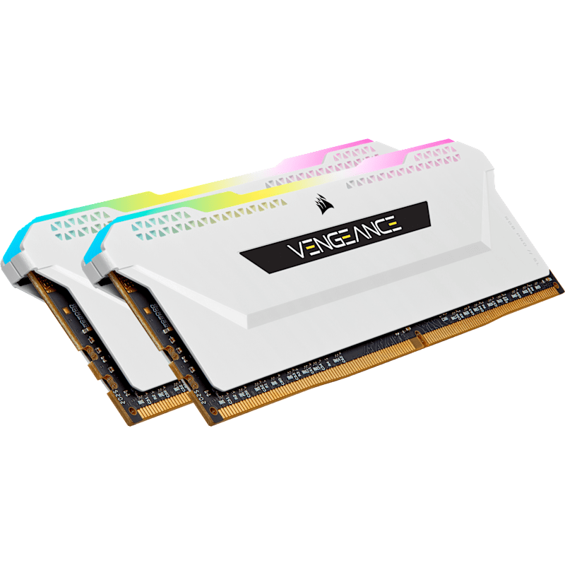 CORSAIR RAM 16Go 2x8Go DDR4 3600MHz Vengeance RGB Pro SL CMH16GX4M2D3600C18W