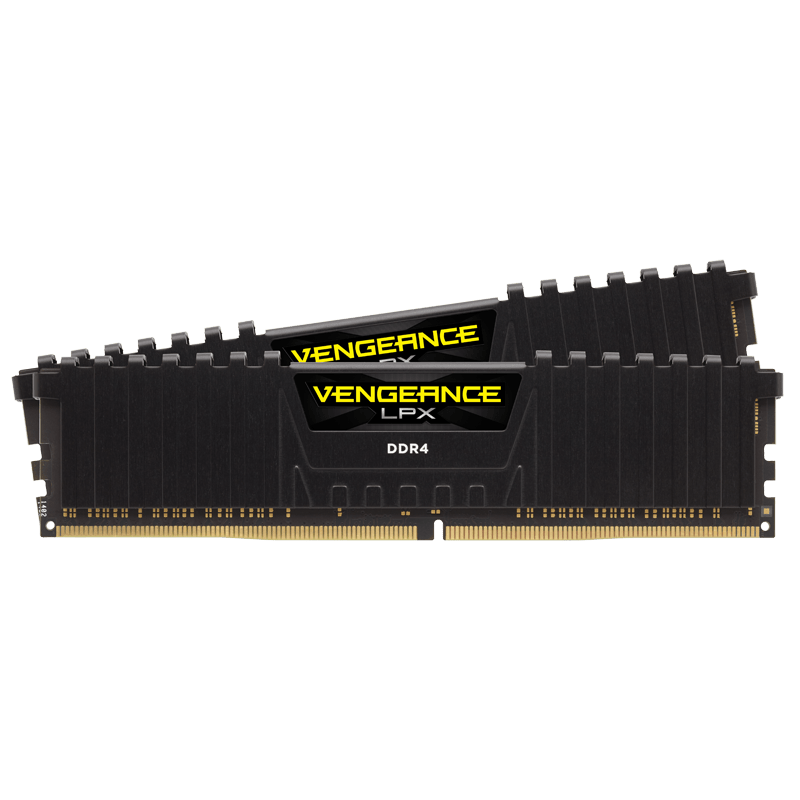 CORSAIR - Kit Barrette Ram Vengeance LPX 16Go 2 x 8Go DDR4-3200 CL16