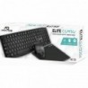 ADVANCE - Pack Clavier Azerty Souris Tapis sans Fil Elite Wireless Combo Noir