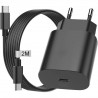 Chargeur rapide 45 W USB-C avec câble 2 m