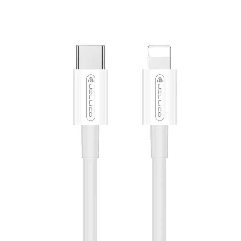 Câble USB-C vers Lightning JELLICO B1 1 m blanc
