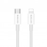 Câble USB-C vers Lightning JELLICO B1 1 m blanc