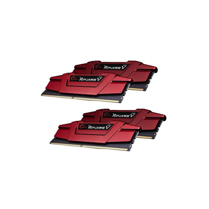 Mémoire PC - G.Skill RipJaws 5 Series Rouge 16 Go (4x 4 Go) DDR4 2800 MHz CL15
