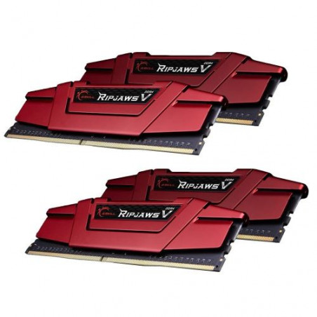 Mémoire PC - G.Skill RipJaws 5 Series Rouge 16 Go (4x 4 Go) DDR4 2800 MHz CL15