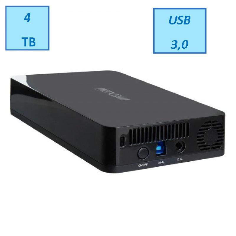 MAXELL USB externe 3.0 TANK Hard Drive SERIES - 3,5 '' - 4TB - noir