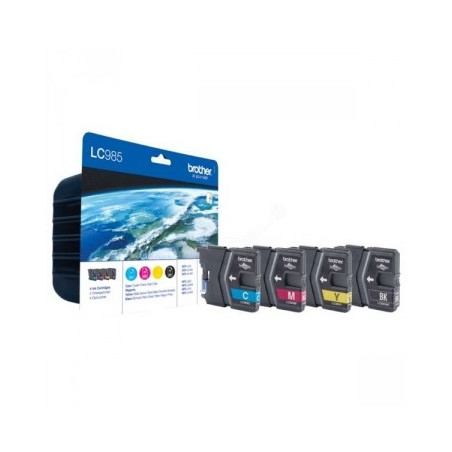 Value pack Brother jet d'encre couleur LC985VALBPDR