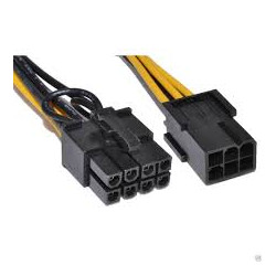 PCI Express 6-broches vers 8-broches, cable d'alimentation pour carte graphique