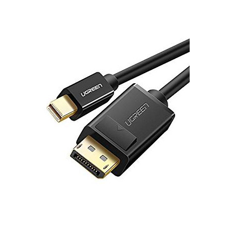 Câble Mini DisplayPort vers DisplayPort 4K Pour MacBook, MacBook Air, MacBook Pro, iMac, Mac Mini, Ultrabooks (2m, Noir)