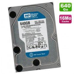 DISQUE DUR 3.5 WESTERN DIGITAL 640GB SATA 64MO 7200T CAVIAR BLUE v2