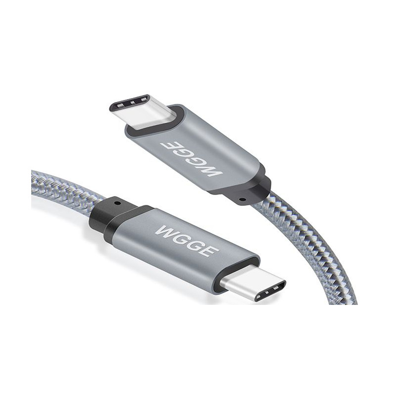 Cordon USB-C vers USB-C 50cm blanc