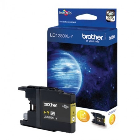 Brother LC1280XL-Y- Jaune - originale - cartouche d'encre