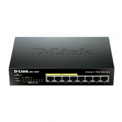 D-Link DGS-1008P - Switch 8 puertos 10/100/1000